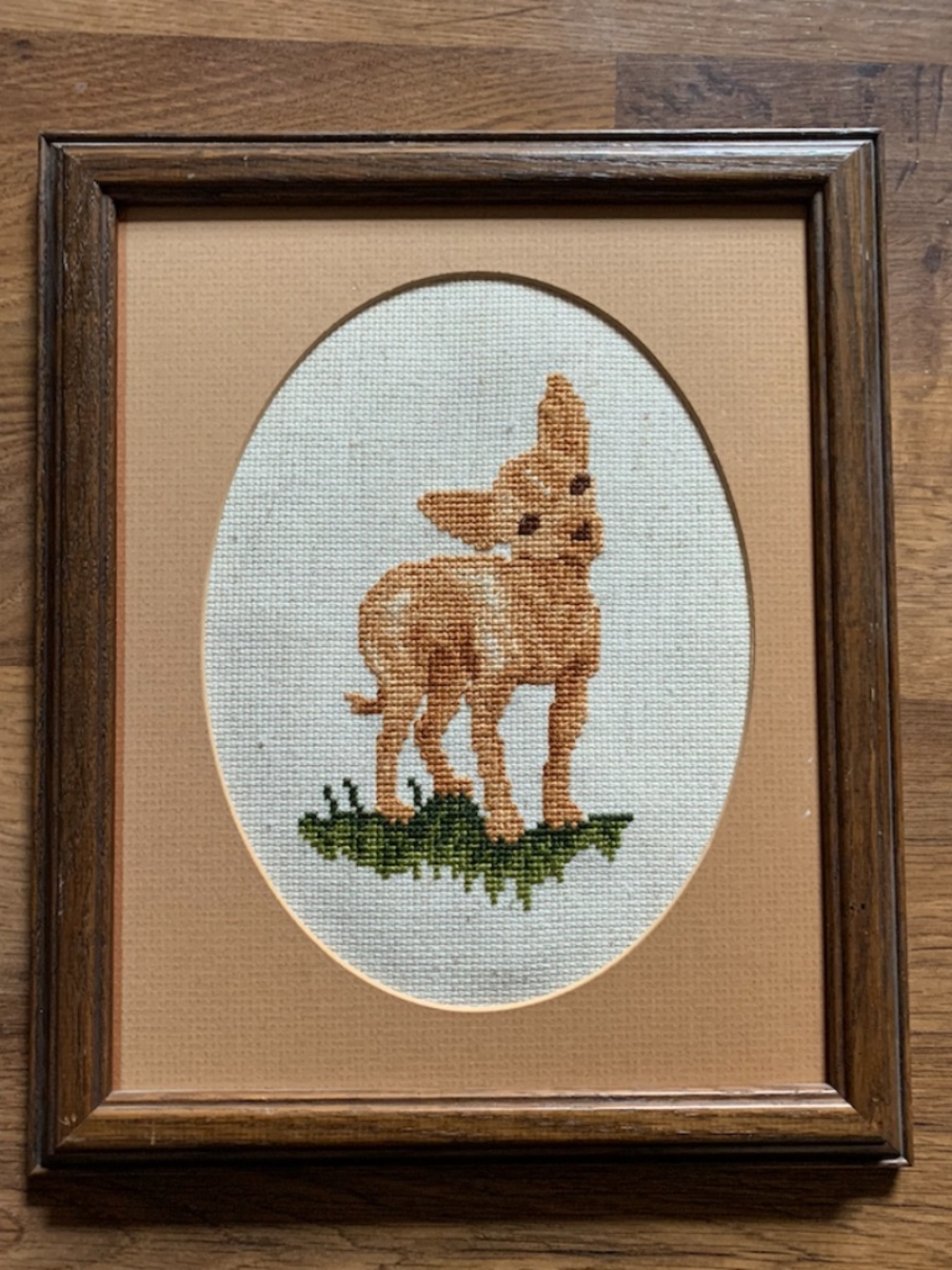 Taco Bell Dog Needlepoint